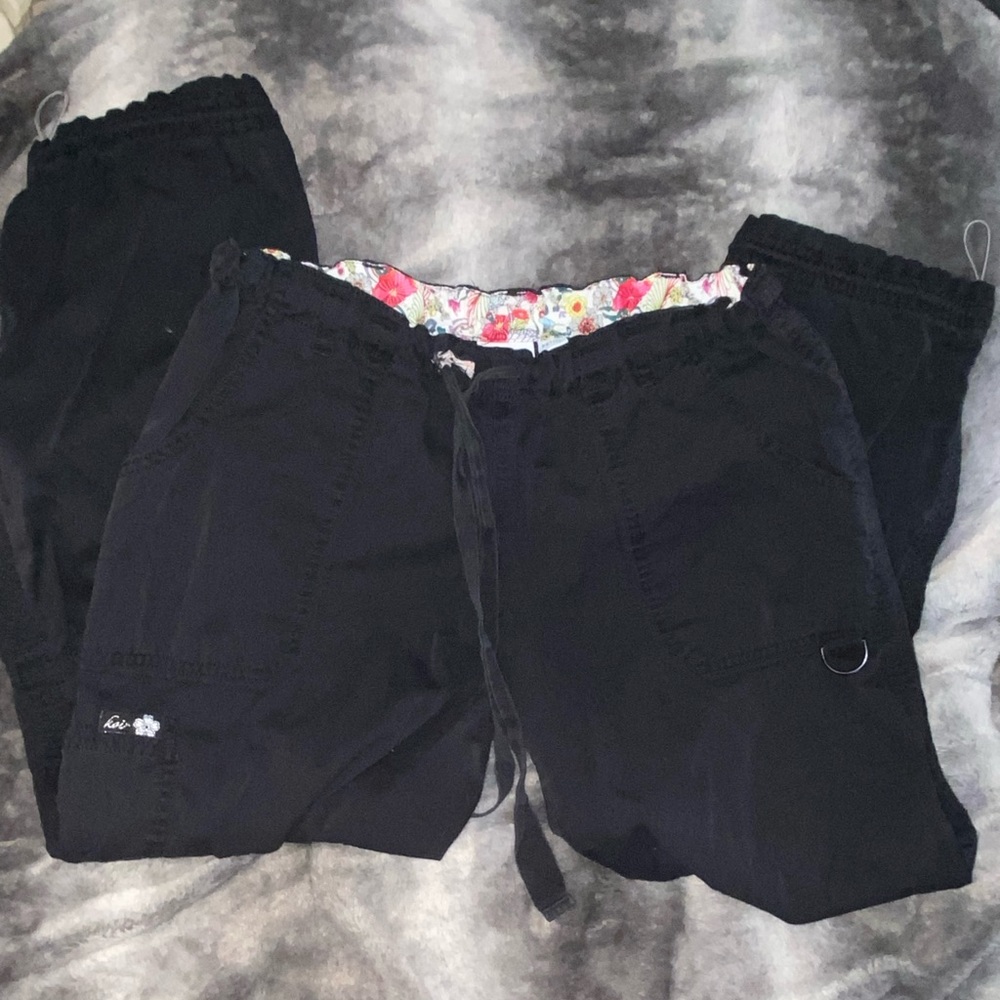 Koi scrub pants, size large, petite